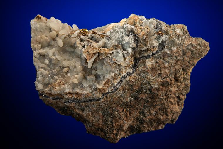 GOLD with QUARTZ and GALENA